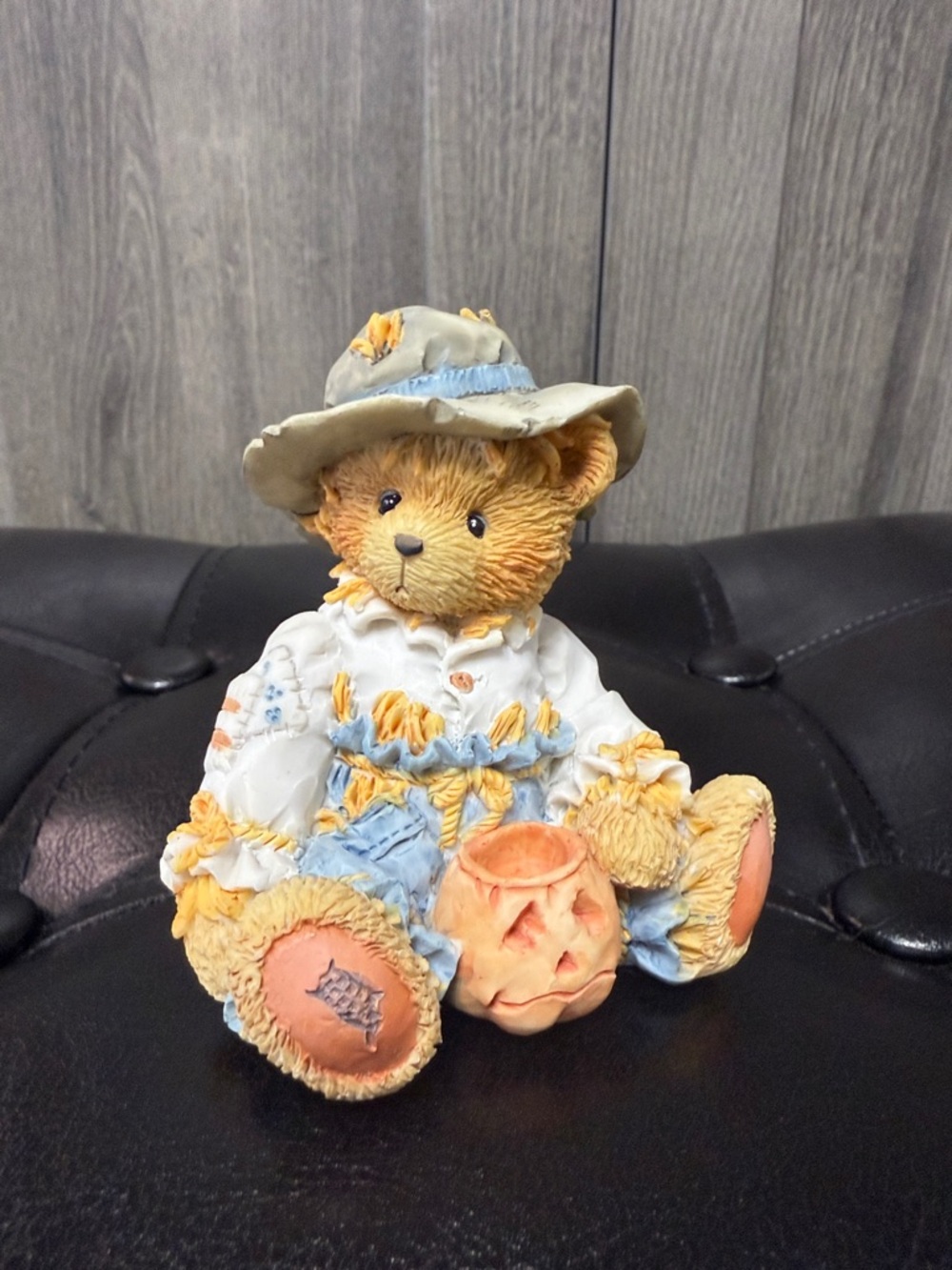 Cherished Teddies Gary True Friendships Are Scarce Halloween Bear Figurine